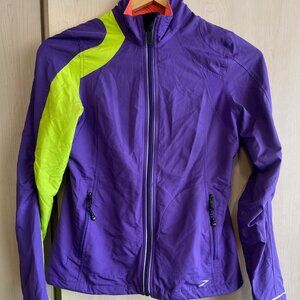 Brooks Women’s Shelter‎ Technology Purple Running Jogging Jacket Size XS X-Small